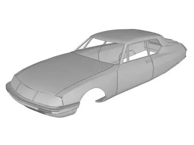 Citroen SM  3D print model