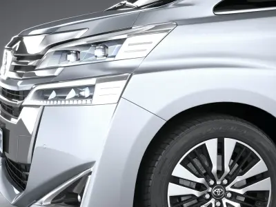 Toyota Vellfire base 2023 3D model