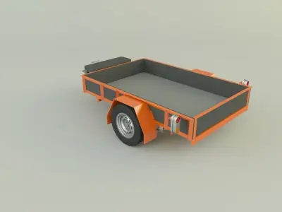 car trailer 514 3D model