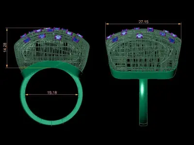 Fusion Ring 3D print model