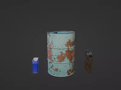 Fuel canister kit 3D model