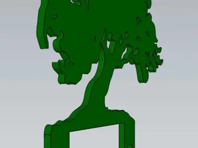 Wonderful Artificial Tree Home and Garden Outdoor Lawn Decor 3D model