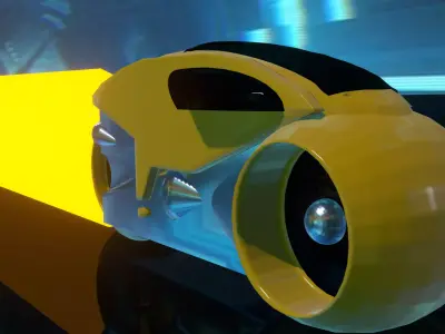 TRON Light Cycle 3D model