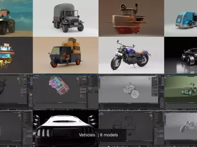 Vehicles  3D Model Pack