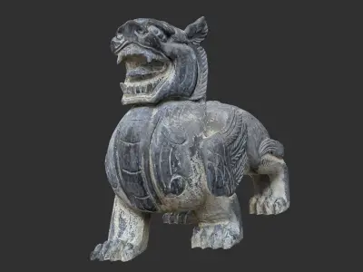 Chinese Stone Sculpture 3d scan 3D model