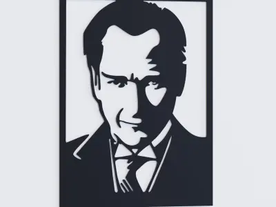 Ataturk Wall Decor 3D model