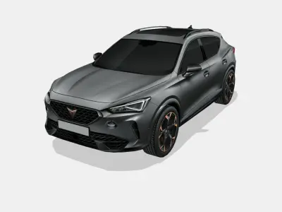 Cupra Formentor 2021 Low-poly 3D model