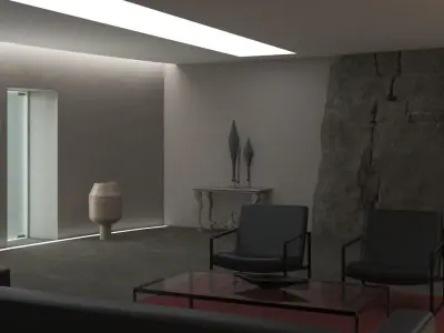Ex Machina - Pollock Disco Room 3D model