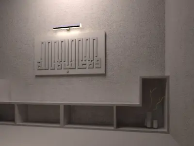 Islamic Frame 3D model buy