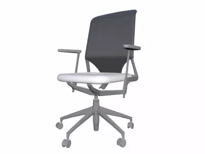 Office Chair Low-poly 3D model
