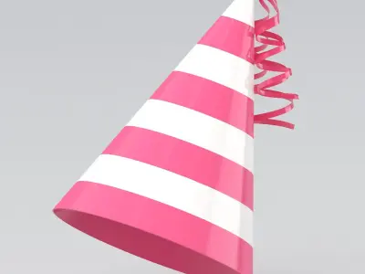 Party Hats Collection 3D model