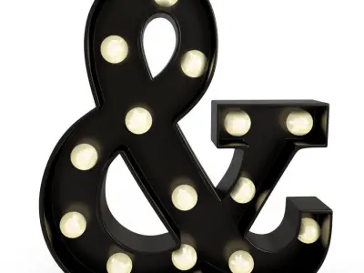 Black Decorations 3D model