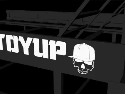 Toyup Sled Deck Low-poly 3D model