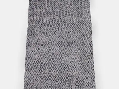 RORKAR Rug flatwoven Low-poly 3D model