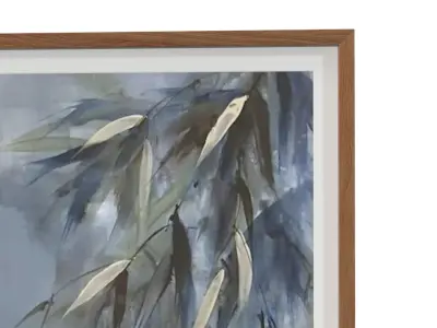 Original Bamboo Watercolor Wall Art PBR 3D model