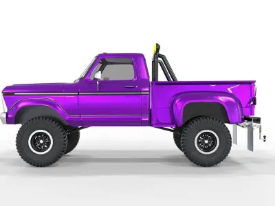 Generic F150 Flare Side Off Road 1974  3D model
