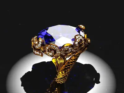 MRMAID RING  3D print model