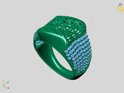 Women Ring 3DM Womens Ring 3d models 3D print model 3D print model 3