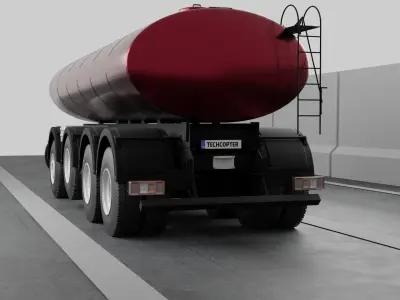  Fuel Truck 3D model