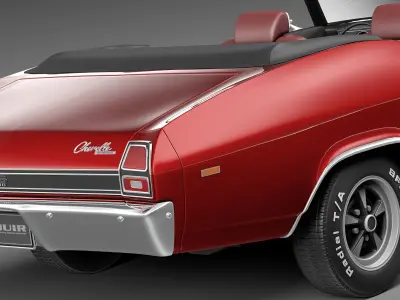 Chevrolet Chevelle SS convertible CG 1969 3D model