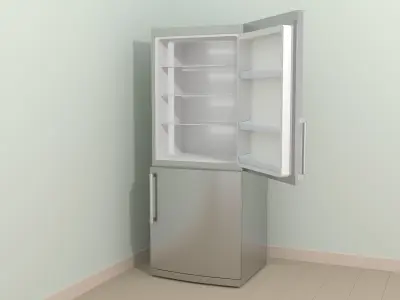 refrigerator cooler electronic kitchen architec decoration Free 3D model