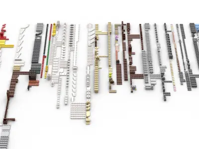 TwindBricks3D - 10325 Alpine Lodge 3D print model