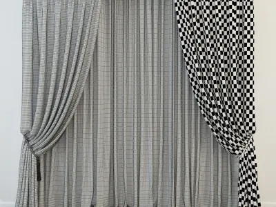 Set 06 Curtain 3D model