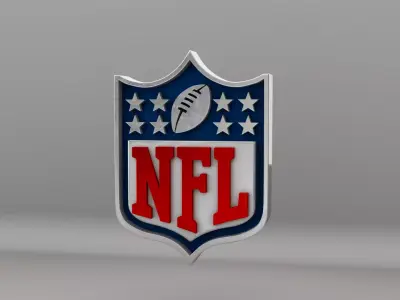 NFL Logo 3D model