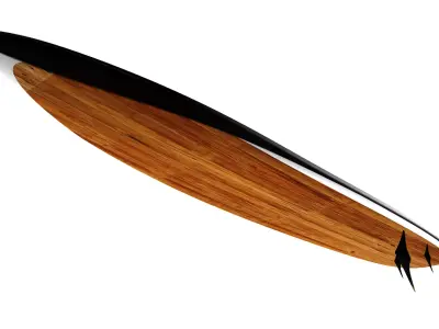 Surf board 3D model