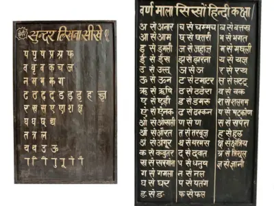 Painted Indian Panels 3D model