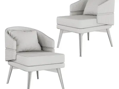 Chairsio Luxury Armchair 3D model