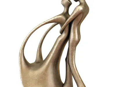 Sculpture Abstract 3d model Low-poly 3D model