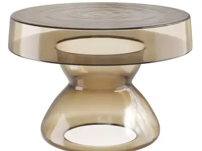 Murano Glass Coffee Table 3D model
