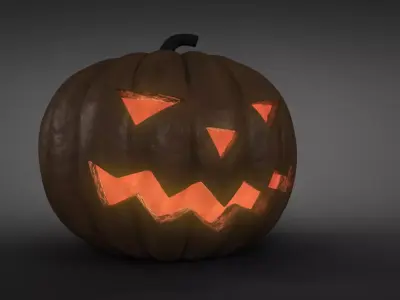 Halloween pumpkin 3D model