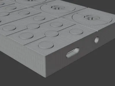 Teenage Engineering OP-Z  Multimedia Synthesizer and Sequencer 3D model