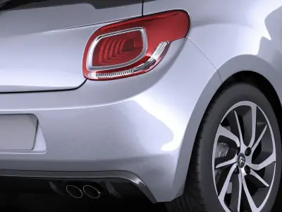 Citroen DS3 2015 VRAY 3D model