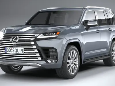Lexus LX 600 2022 3D model
