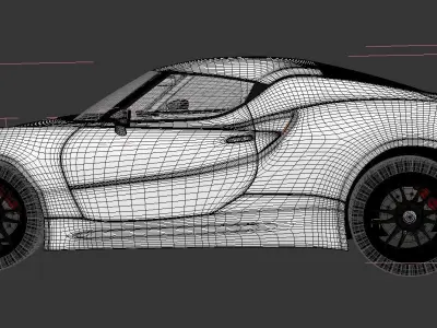 Alfa Romeo 4C 3D model