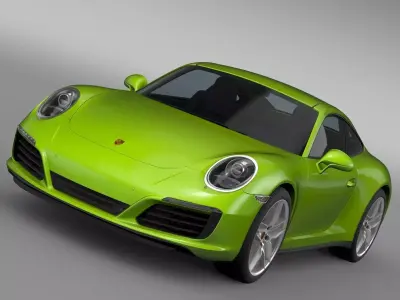 Porsche 911 Carrera S Coupe 991 2016  3D model
