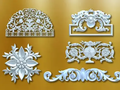 Pattern Decor Collection - 1     - 3D model