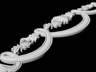 carved mirror 3D model order