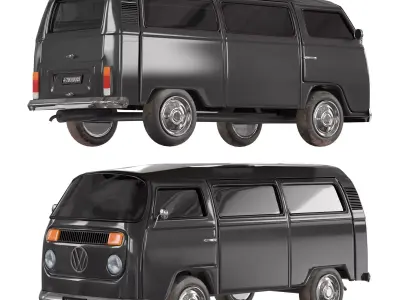 volkswagen T2 3D model