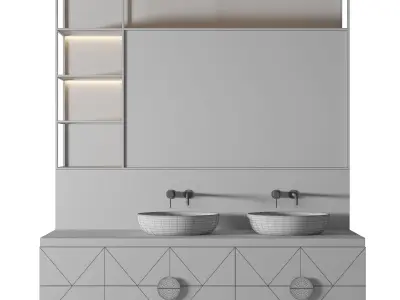 Luxury Bathroom 148 3D model