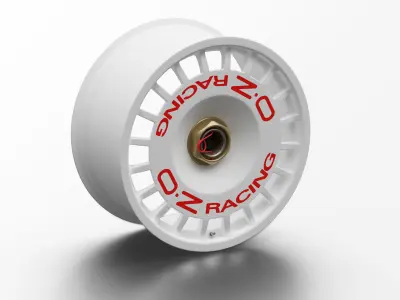 OZ Racing Magnesium Rim DTM E30 3D Model 3D model