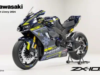 Kawasaki ZX10-RR Winter Test Livery 3D model