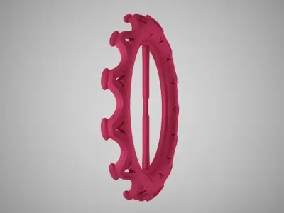 Arrow Pattern Buckle 3D print model