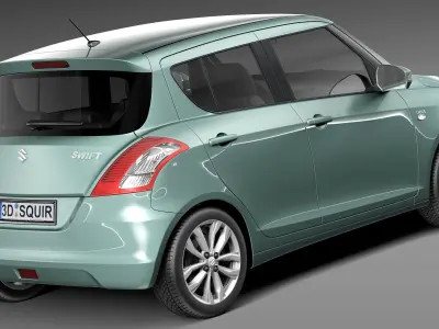 Suzuki Swift 2013 3D model