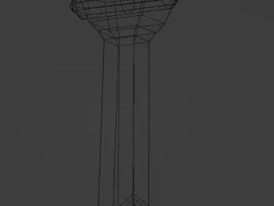 Low-poly car safety hammer Low-poly 3D model