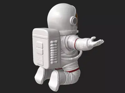 Astronaut figure 01 3D print model