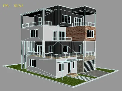 House 13 Free 3D model